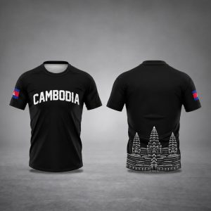 CamboLove Cambodia Angkor Tee - Black