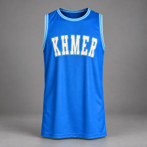 CamboLove Cambodia Varsity Tank Top - Blue