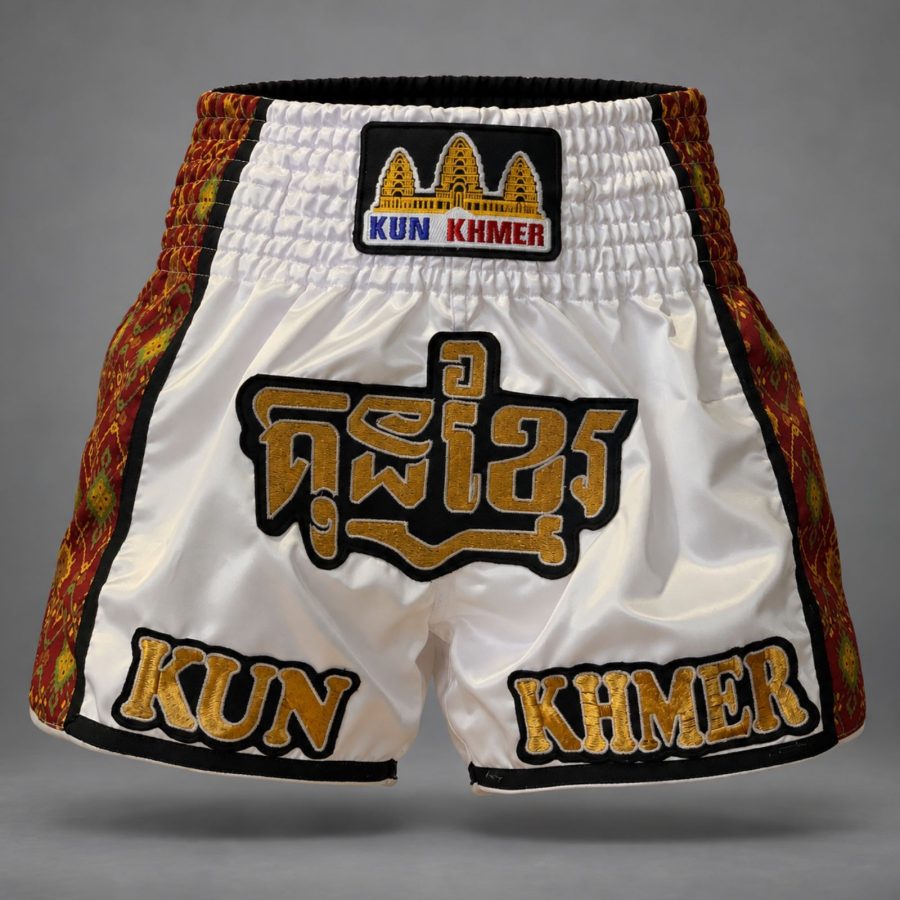KKS Kun Khmer Shorts White