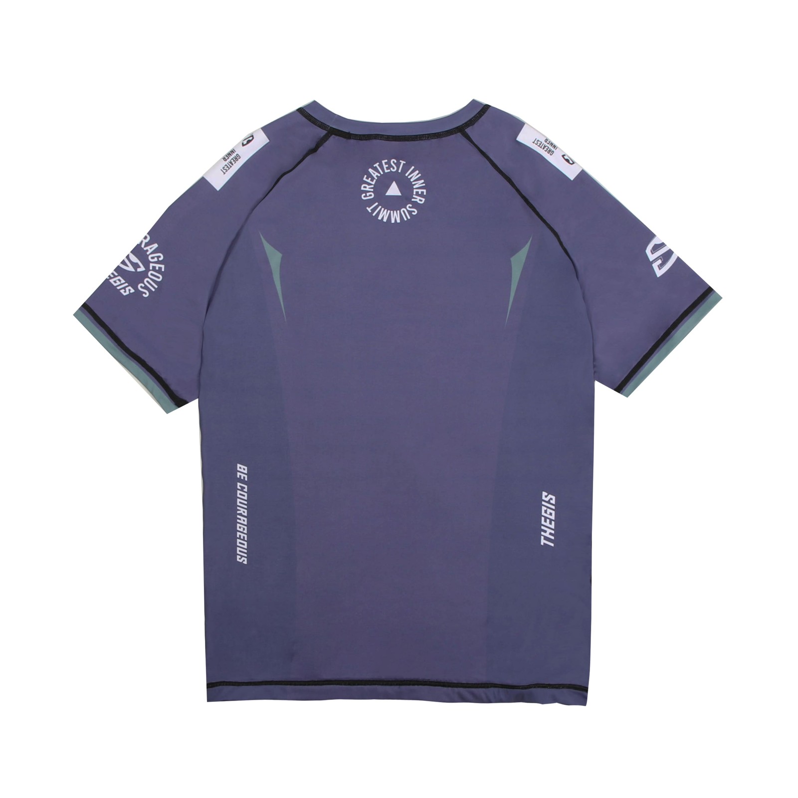 TheGIS Summit Purple Short-Sleeve Rashguard - Image 2