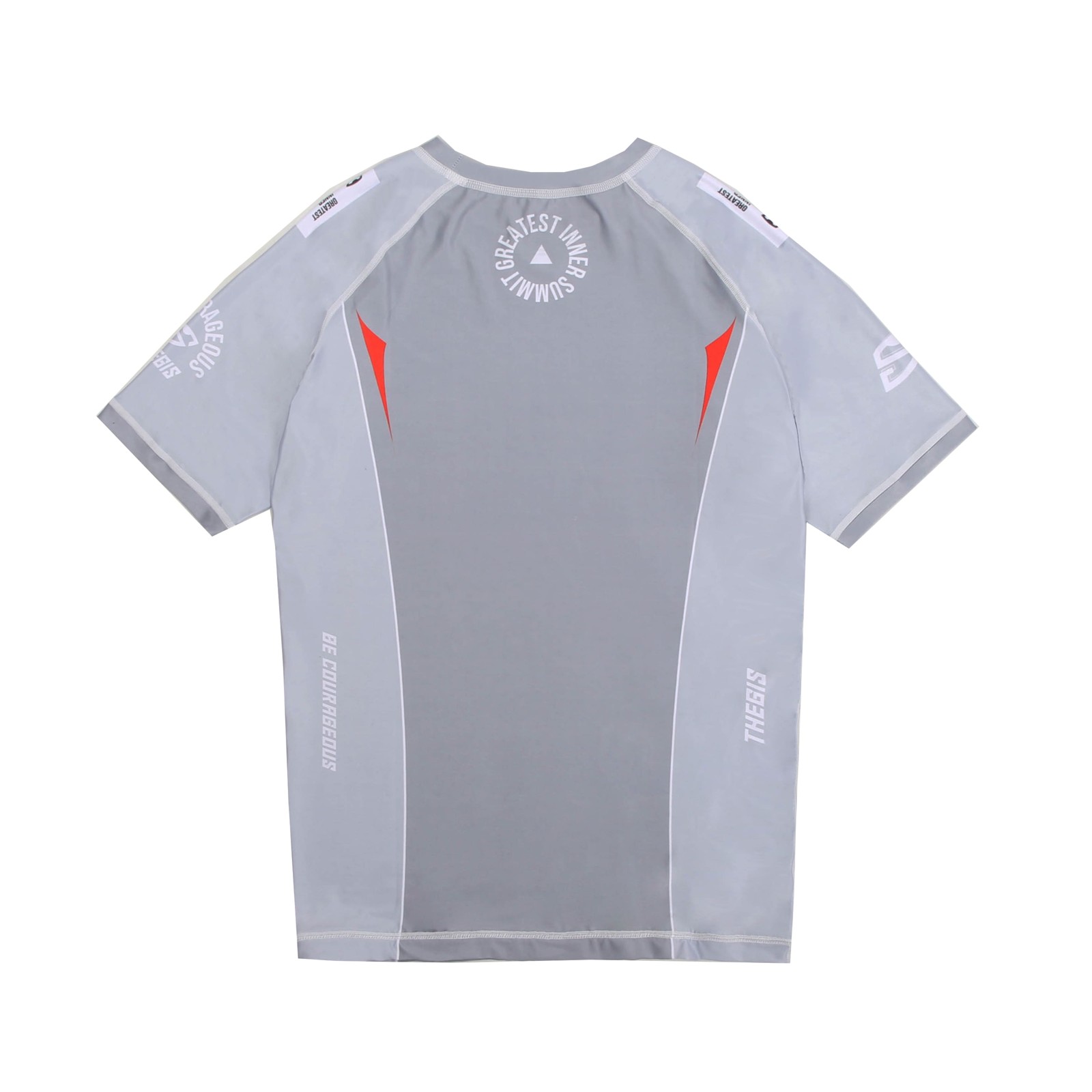 TheGIS Summit Grey Short-Sleeve Rashguard - Image 2
