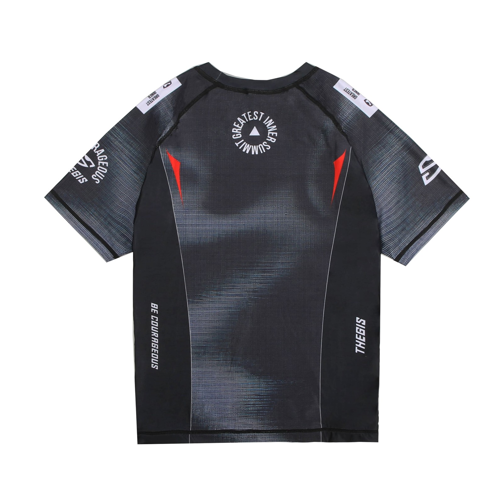 TheGIS Summit Black Short-Sleeve Rashguard - Image 2
