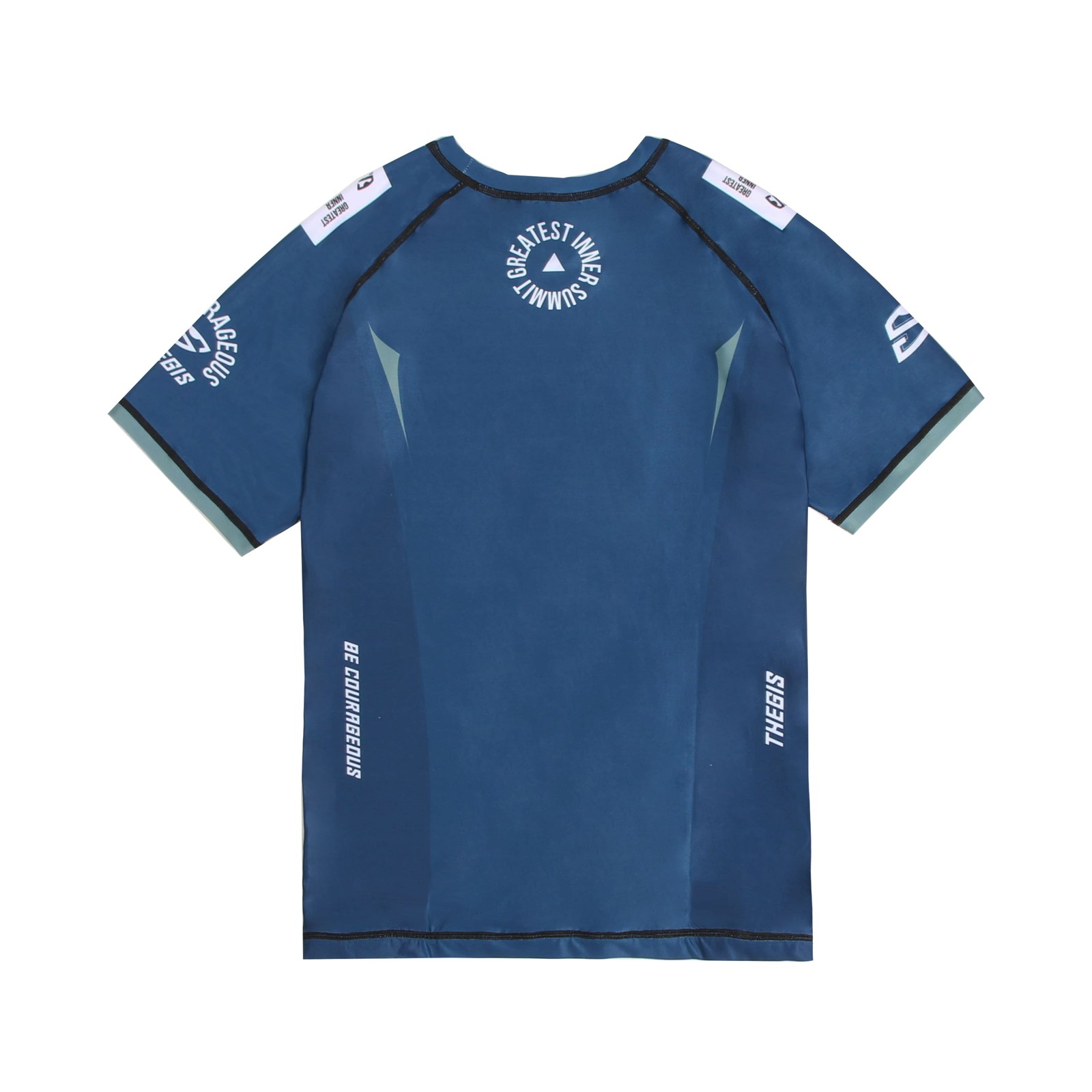 TheGIS Summit Blue Short-Sleeve Rashguard - Image 2
